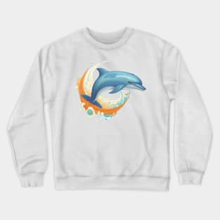 I Love Dolphins Crewneck Sweatshirt